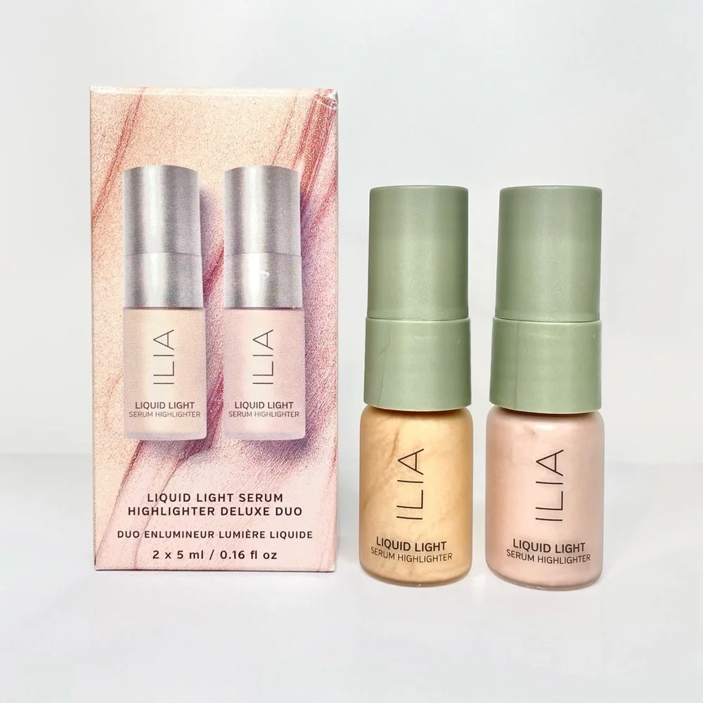 Ilia Liquid Light Serum Highlighter Duo Nova Atomic - Picture 4 of 9